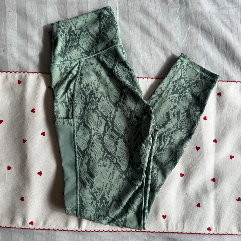 SOLD Fabletics PowerHold Snake Print Leggings